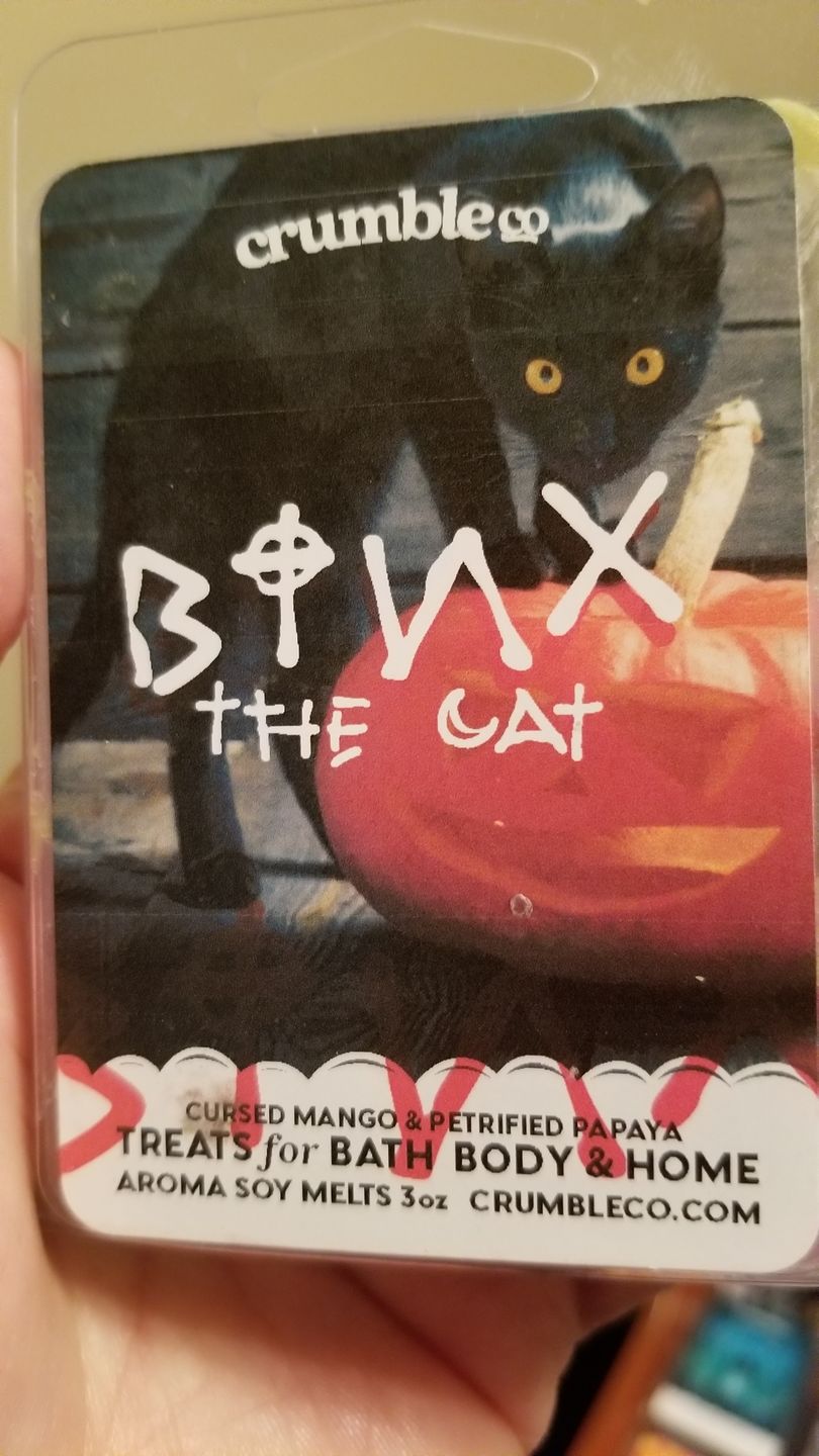 Customer photo review of Binx the Cat Wax Melt