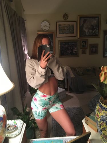 Customer photo review of Tropical Green Booty Short