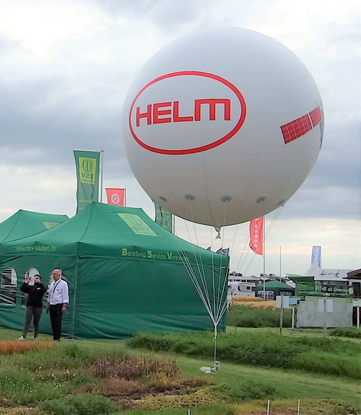 Customer photo review of Advertising balloon with logo 1.5 m - 4 m (5 ft - 13 ft)