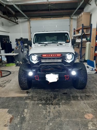 Customer photo review of Demon Grille w/ Red Star DRL(18-20 Jeep Wrangler JL & Gladiator)
