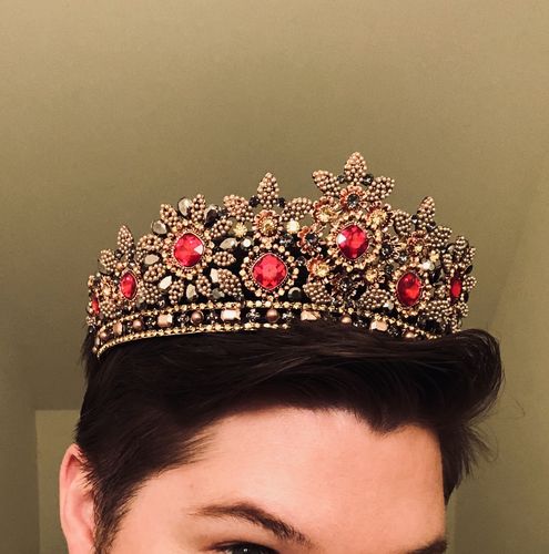 Customer photo review of Ruby Magic Tiara