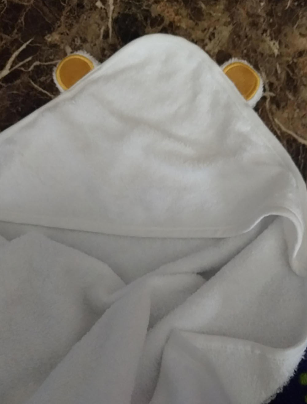 Customer photo review of Baby Hooded Towel