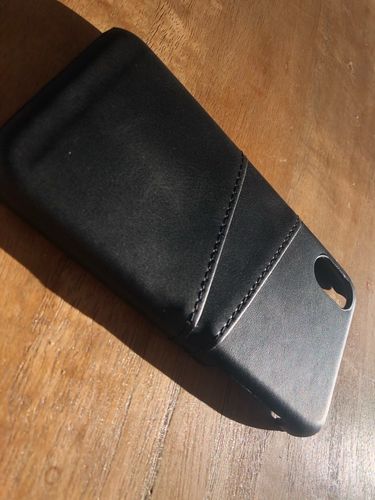 Customer photo review of Luxury Card Holder Case for iPhone