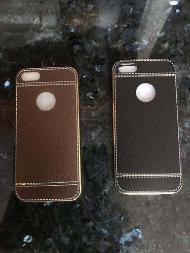 Customer photo review of Luxury 3D Leather Retro Phone Case For iPhone