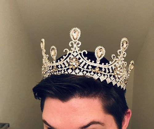 Customer photo review of Habsburg Floral Tiara