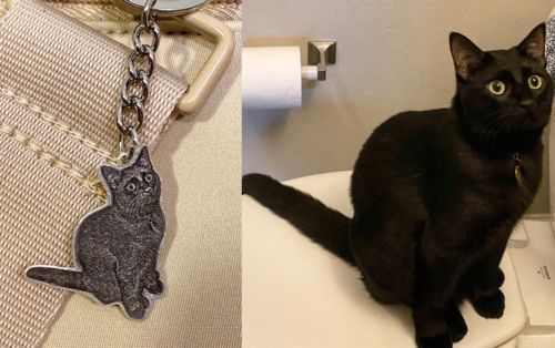 Customer photo review of Silvercut™ Keychain