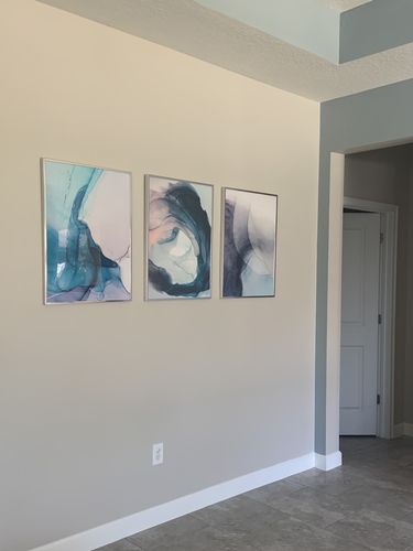 Customer photo review of Dreaming Blue Canvas Prints