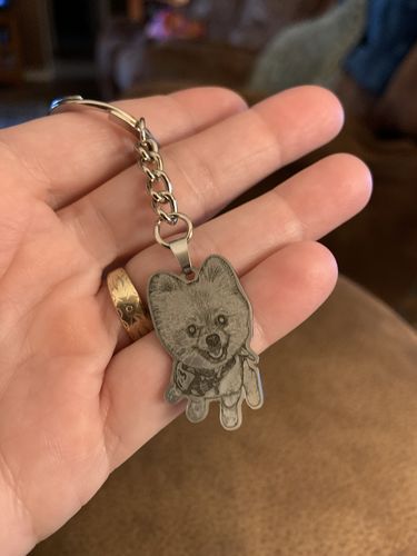 Customer photo review of Silvercut™ Keychain