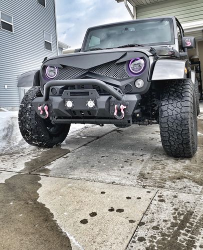 Customer photo review of Hawke Grille - Matte Black (07-18 Jeep Wrangler JK)