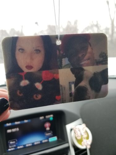 Customer photo review of Rounded Rectangle Landscape Air Freshener