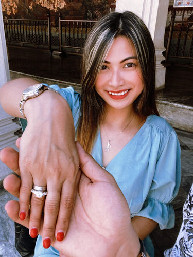 Customer photo review of 1.5ct Slovenia Engagement Ring