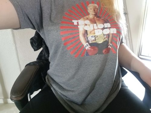 Customer photo review of The Teflon Don T-Shirt (PREMIUM)