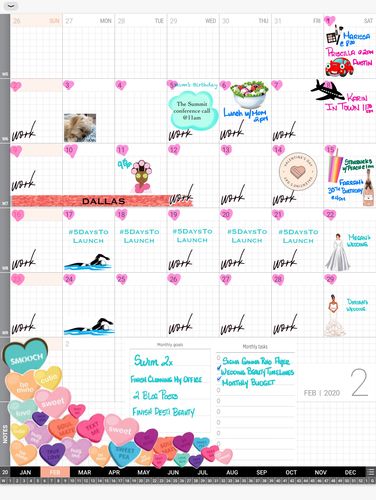 Customer photo review of Duet planner 2020