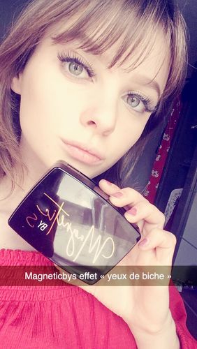 Customer photo review of Faux-Cils Magnétiques - Yeux de Biche