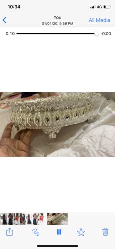 Customer photo review of German Silver Ovel Tray GT 5