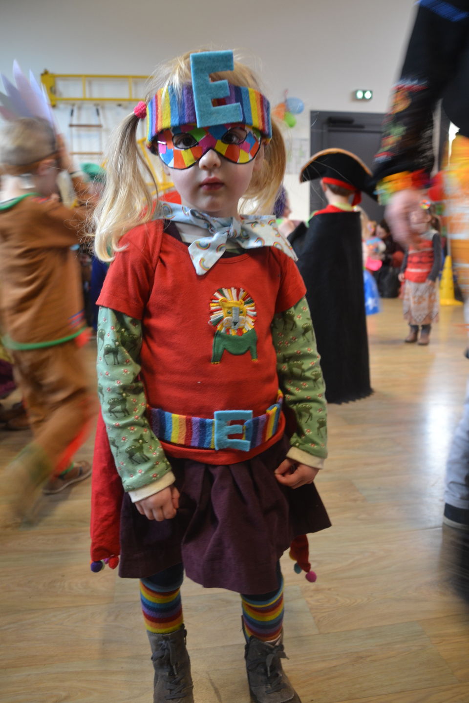Customer photo review of Plum Pinafore Dress