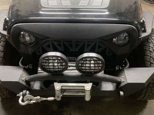 Customer photo review of Shark Grille - Matte Black (97 - 06 Wrangler TJ )