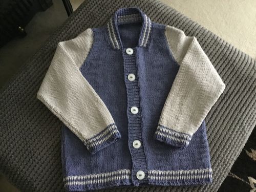 Customer photo review of Child Mystery Knitting Box