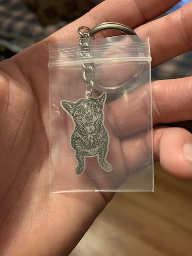 Customer photo review of Silvercut™ Keychain