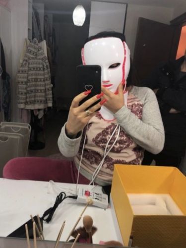 Customer photo review of Dermalights™ - Masque de Photothérapie à LED Professionel