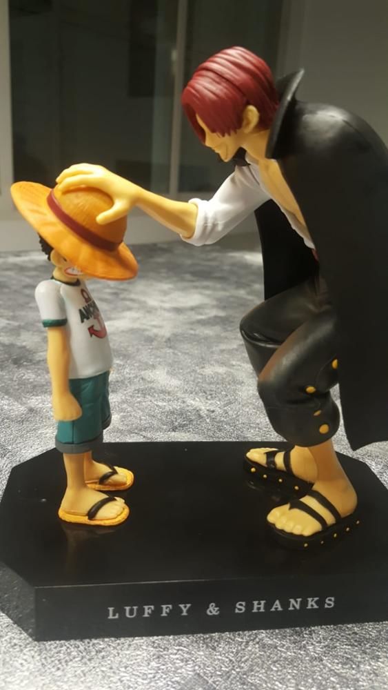 Customer photo review of Straw Hat Luffy & Red Hair Shanks