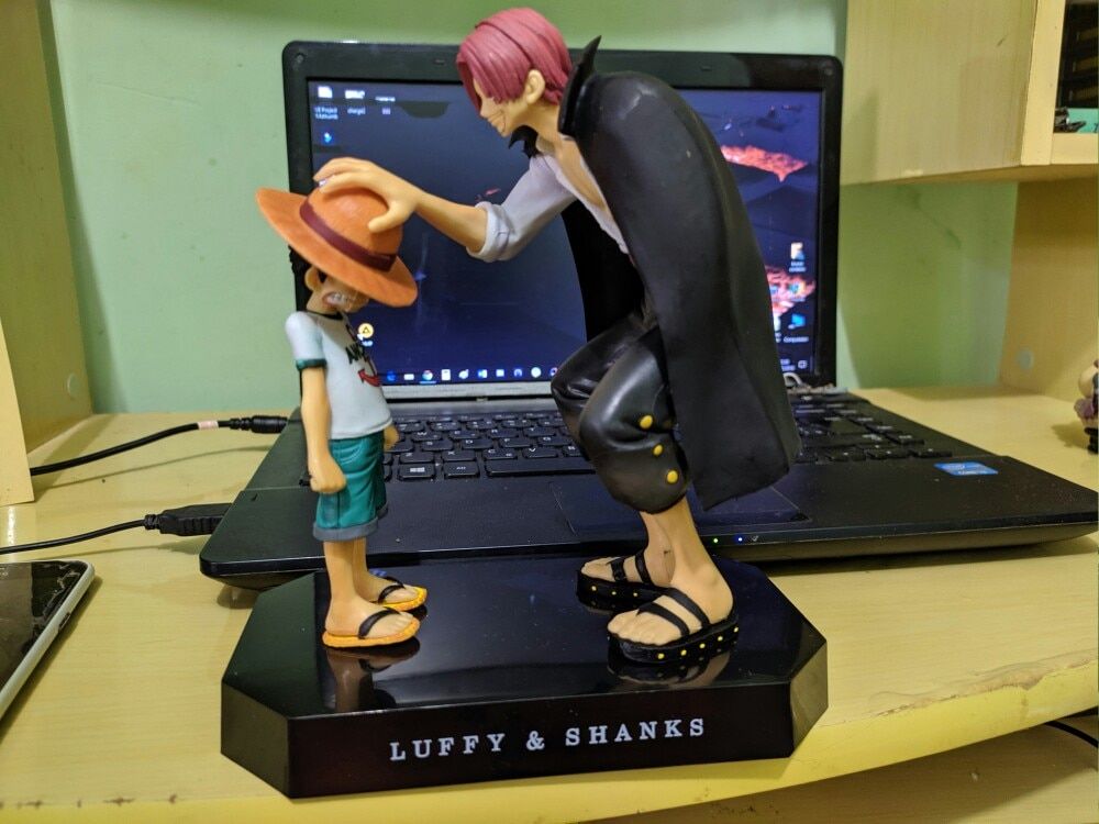 Customer photo review of Straw Hat Luffy & Red Hair Shanks