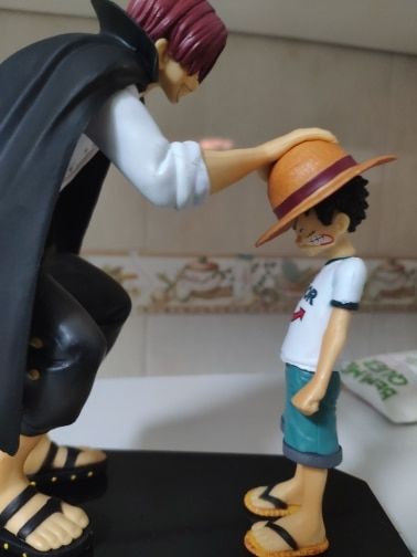 Customer photo review of Straw Hat Luffy & Red Hair Shanks