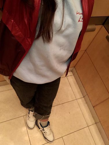 Customer photo review of Filipino Sweatshirt Crew Neck Mahal Kita Love You Valentine's Day Merch