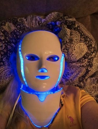 Customer photo review of Dermalights™ - Masque de Photothérapie à LED Professionel