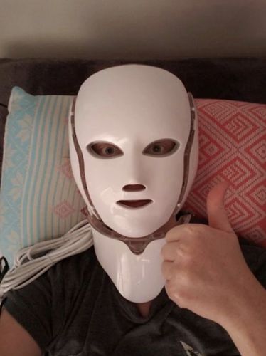 Customer photo review of Dermalights™ - Masque de Photothérapie à LED Professionel