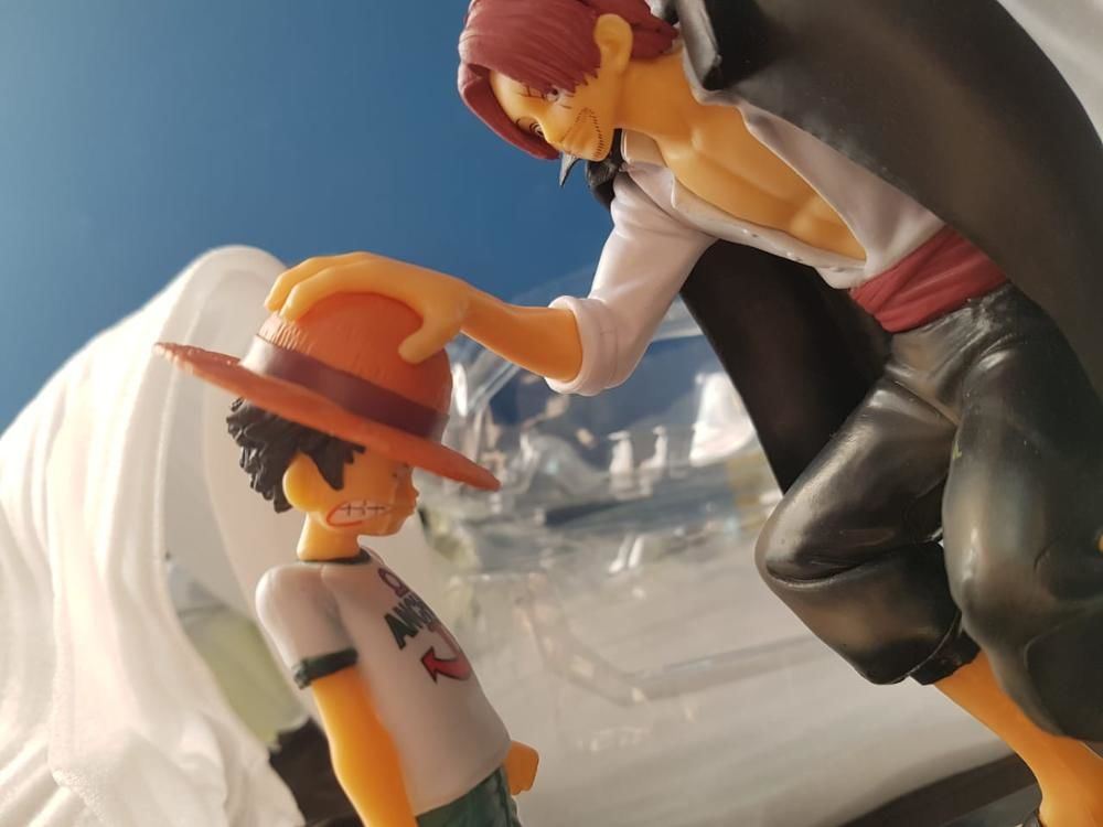 Customer photo review of Straw Hat Luffy & Red Hair Shanks