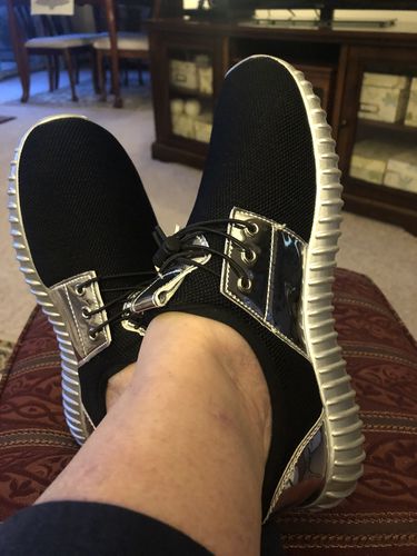 Customer photo review of Astra Sneakers - Instant Foot Pain Relief