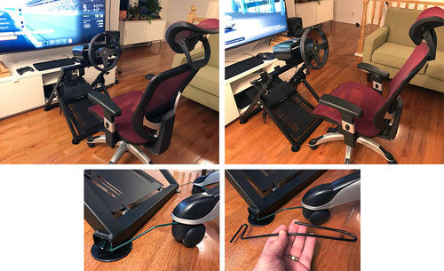 Customer photo review of APEX Steering Wheel Stand