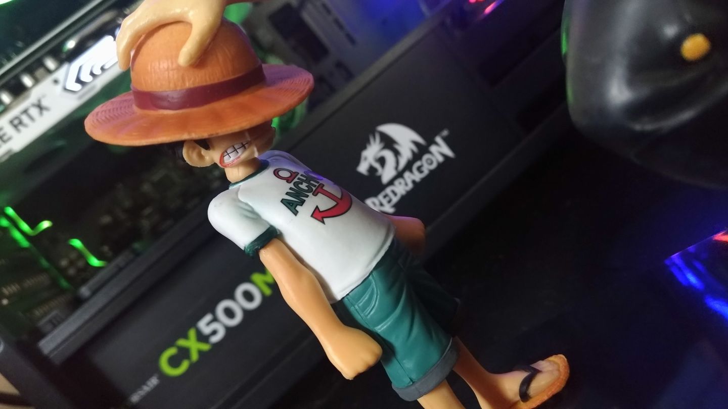 Customer photo review of Straw Hat Luffy & Red Hair Shanks