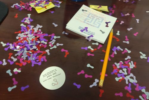 Customer photo review of Spring Loaded Dick Bomb!