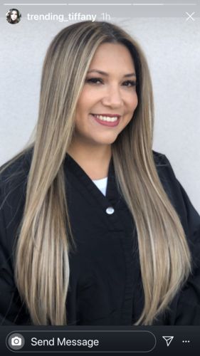 Customer photo review of Tape in Hair Extensions 100% Remy Human Hair Balayage Ombre 40 Pieces 100 Grams (3/8/22)