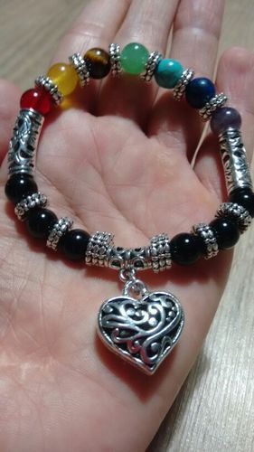 Customer photo review of Colors of the Soul Healing Bracelet