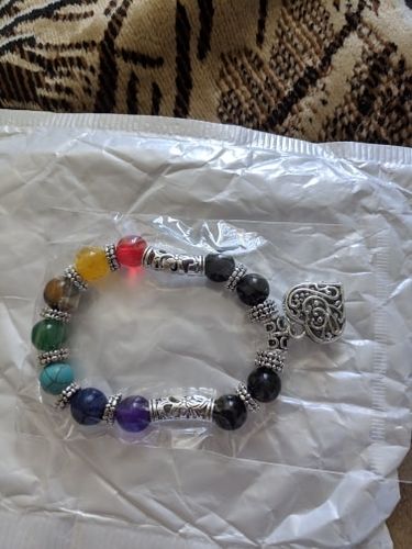 Customer photo review of Colors of the Soul Healing Bracelet