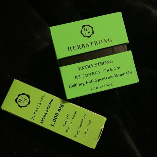 Customer photo review of Extra Strong Recovery Cream
