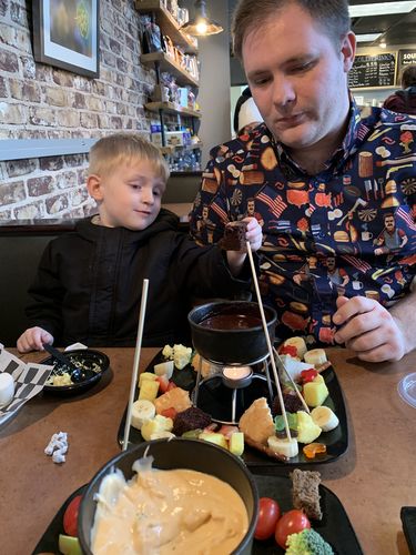 Customer photo review of Ron Swanson's Shirt of Greatness – KUNUFLEX Short Sleeve Shirt