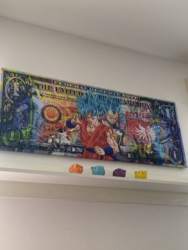 Customer photo review of Tableau Dragon Ball Dollar