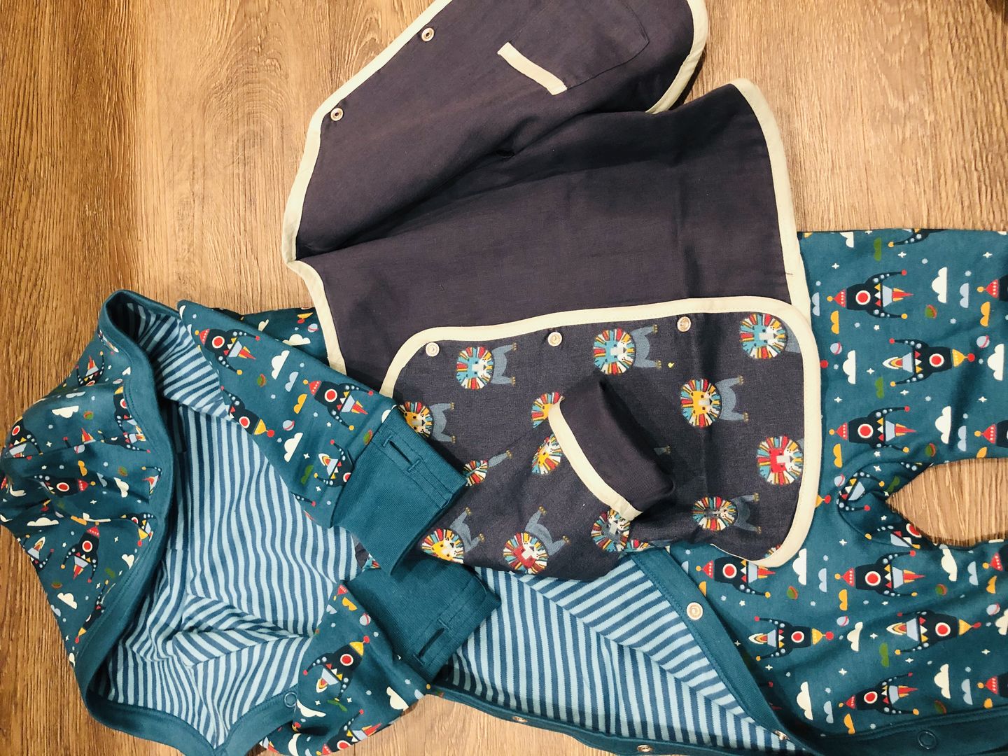 Customer photo review of Rainbow Lions Reversible Spring Jacket