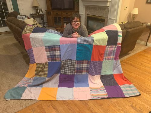 T-shirt quilt by Jen from OH
