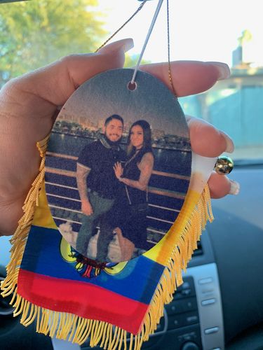 Customer photo review of Oval Portrait Air Freshener
