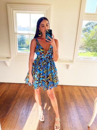 Customer photo review of Stolen Girlfriends Club | Acid Doll Dress - Cactus