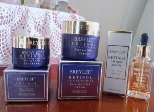 Customer photo review of Luxus Retinol Hautpflege Anti Aging Set