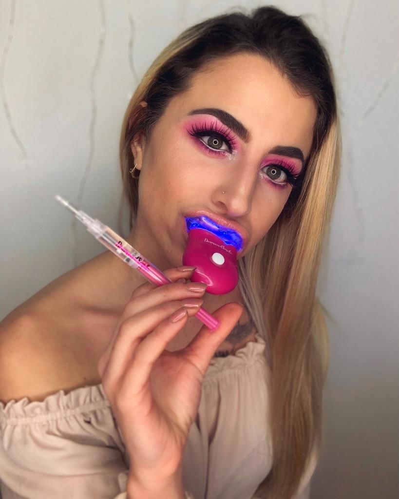 Customer photo review of Premium Zahnbleaching Set