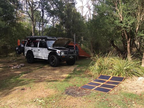 Customer photo review of 280W Blanket Style Solar Panel for Caravan, Camping, Boats, 4WD, Motorhome