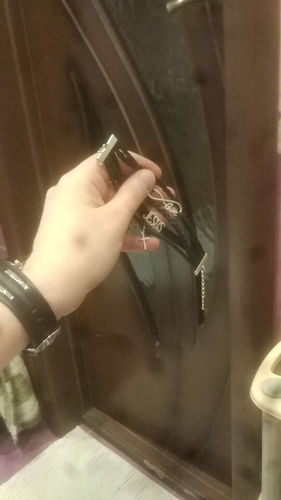 Customer photo review of Handgeflochtenes Jesus-Armband