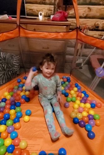Customer photo review of Pop N' Go® Playpen